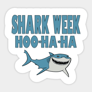 FINDING NEMO SHARK WEEK SHIRT Sticker